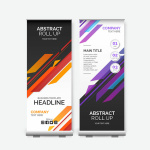 Mobilus reklaminis stendas Roll