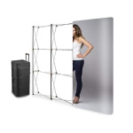 Parodos sienelė Magnetic Pop Up Standard - 3x3, tiesi, į lagaminą