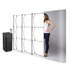 Parodos sienelė Magnetic Pop Up Standard - 3x4, tiesi, i lagaminą