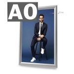 Standard Rėmelis Click su 25 mm profiliu - A0 (sidabrinis)