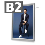 Standard Rėmelis Click su 25 mm profiliu - B2 (sidabrinis)