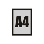 Magnetic rėmelis A4 (juodas)