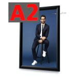 Standard Rėmelis Click su 25 mm profiliu - A2 (juodas)