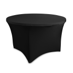 Juoda elastinga staltiesė R122 stalui