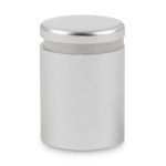 Distancinis laikiklis iš aliuminio - 19x19, matinis sidabras