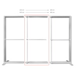 XL set 85 (horizontaliai) skirtas LUMIX™ 200x250, 400x250, 500x250 sistemoms