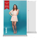 Roll up Wave 150x220 - reguliuojamas stiebas, grafikos mainų sistema