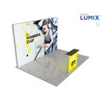 LUMIX™ parodos stendas 12 m² (4x3) pusiasalis