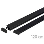 Standard plakatų laikikliai 120 cm - juoda