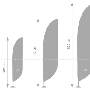 Standard Plus stiebas S - 290 cm