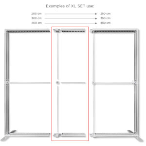 XL set 50 (horizontaliai) skirtas LUNIX™