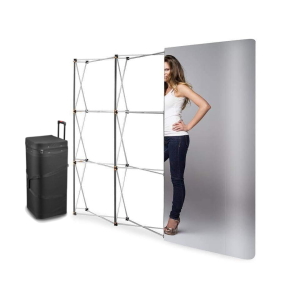 Parodos sienelė Magnetic Pop Up Standard - 3x3, tiesi, į lagaminą