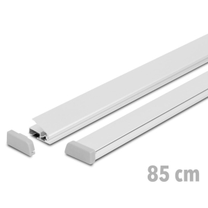 Standard plakatų laikikliai 85 cm - sidabras