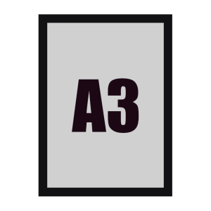 Magnetic rėmelis A3 (juodas)