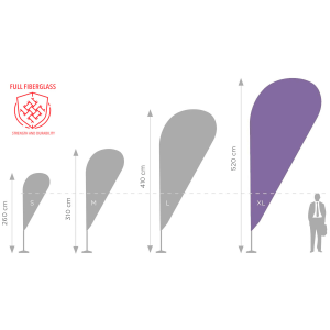 PRO stiebas XL - 560 cm