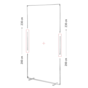 LONG SET 2.3, skirtas MEGA SEG™ 100x200