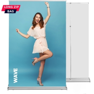 Roll up Wave 150x220 - reguliuojamas stiebas, grafikos mainų sistema