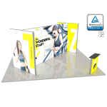 LUNIX™ parodos stendas 36 m² (6x6) sala