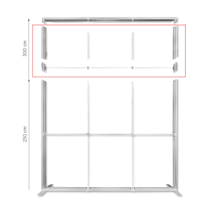 LUNIX™ 100/200/300x250 cm aukščio prailginimo rinkinys