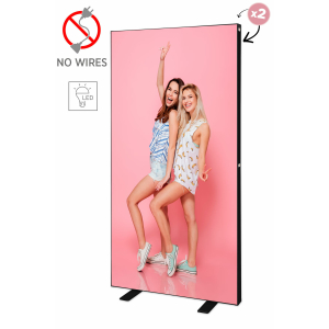 LED BOX™ 100x200 - versija 2.0 - juoda