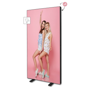 LED BOX™ 100x230 - juoda