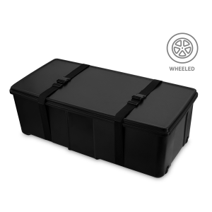Saver case - mugės dėklas ant ratukų su parodų stalas galimybe