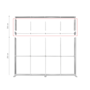 LUNIX™ 400x250 cm aukščio prailginimo rinkinys